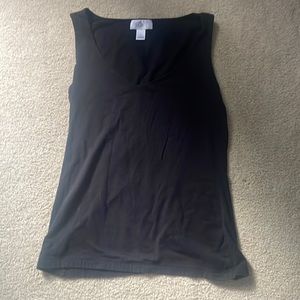ann taylor the loft black tank